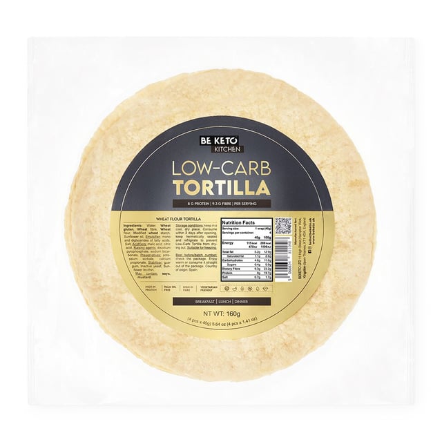 BeKeto Low Carb Tortilla 160 g