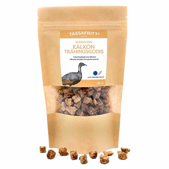 TassaFritt Kalkon Träningsgodis 80 g