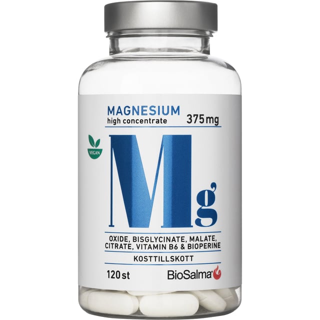 BioSalma Magnesium 375mg 120 tabletter