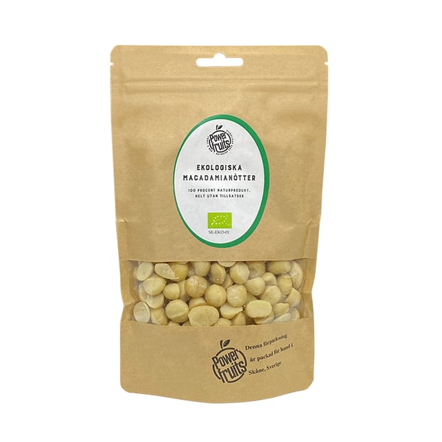 Powerfruits Macadamianötter Naturella Eko 250 g