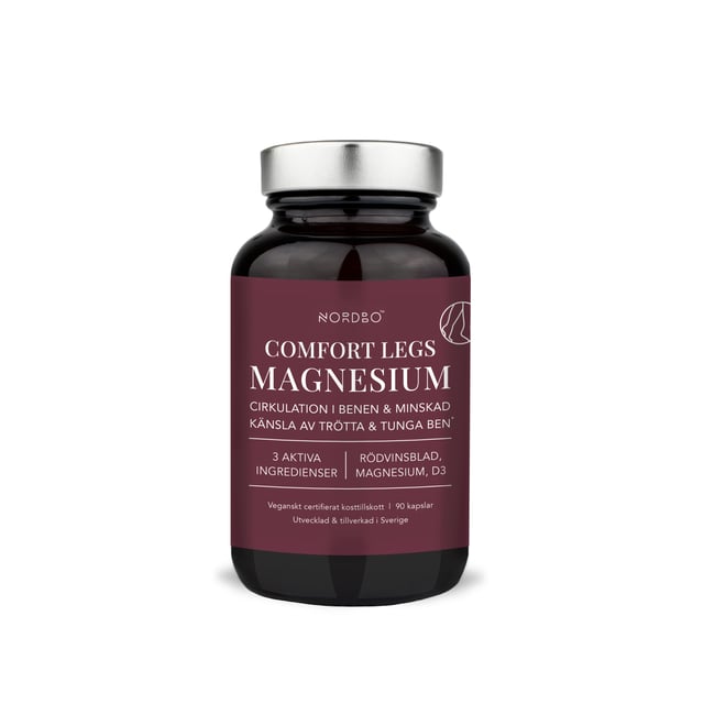 Nordbo Comfort Legs Magnesium 90 kapslar