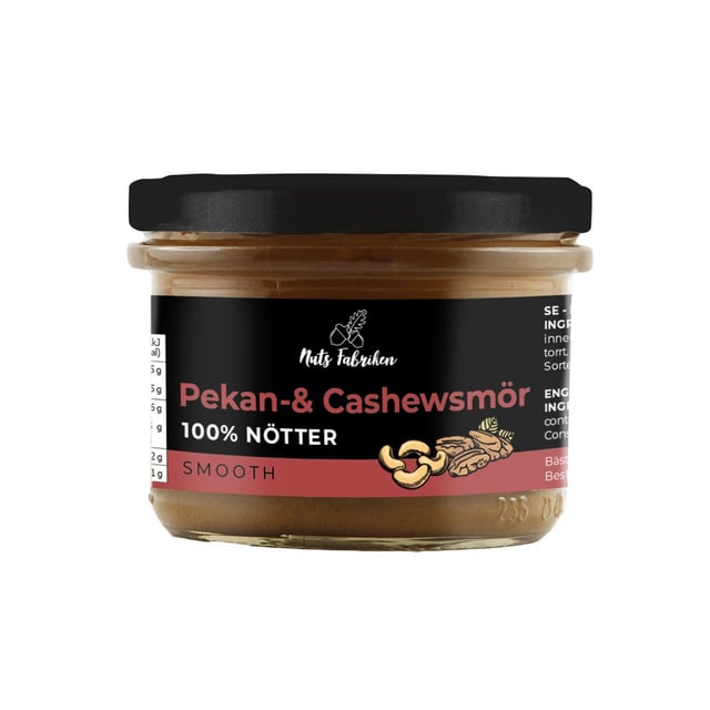 Nuts Fabriken Pekansmör- & Cashewsmör Mix 150g