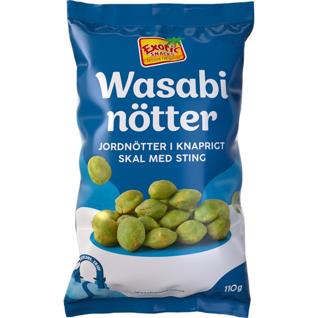 Exotic Snacks Wasabinötter 110 g