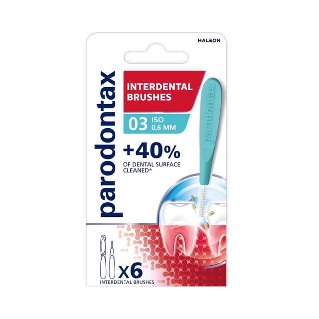 Parodontax Mellanrumsborste 0,6mm 6st