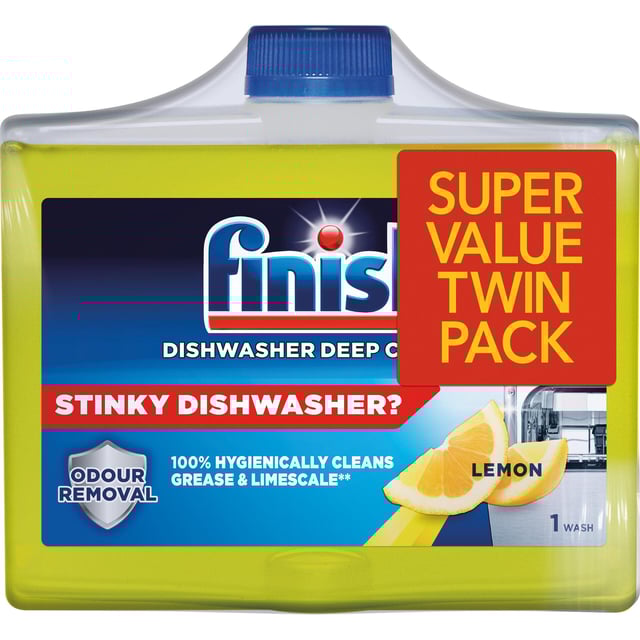 Finish Maskinrengöring Lemon 250ml Duo-pack