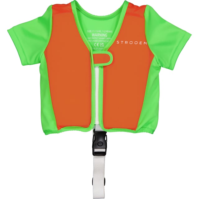 Strooem Original Swim Vest Orange/Lime 1-2 år 11-15 kg