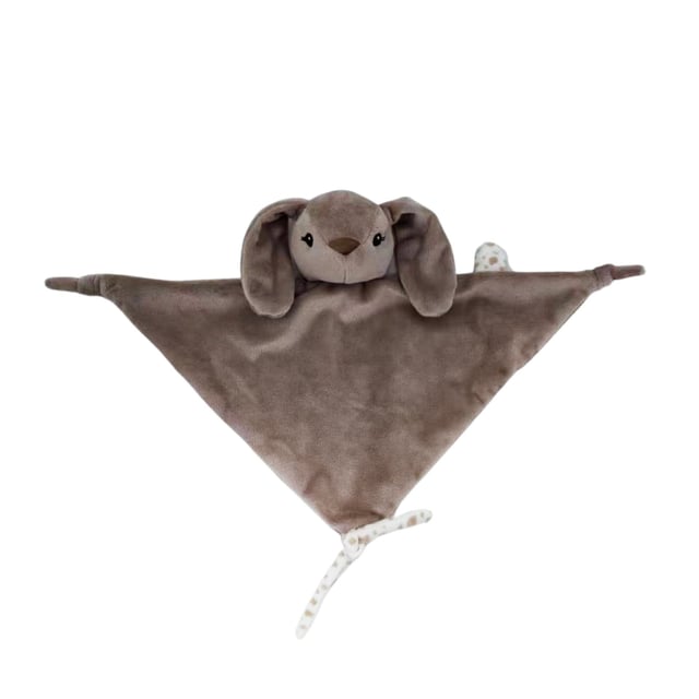 Carlo Baby Kaninsnutte med Gripdetaljer Mörkbrun