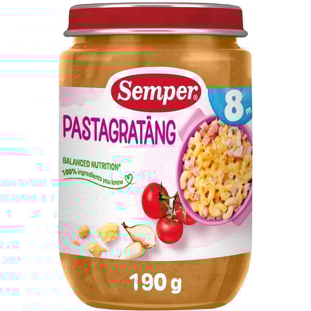 Semper Pastagratäng Skinka & Ost 190g