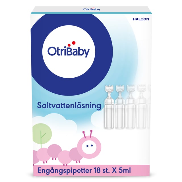 Otri-Baby Engångspipetter Saltvattenlösning För Spädbarn 18 x 5 ml