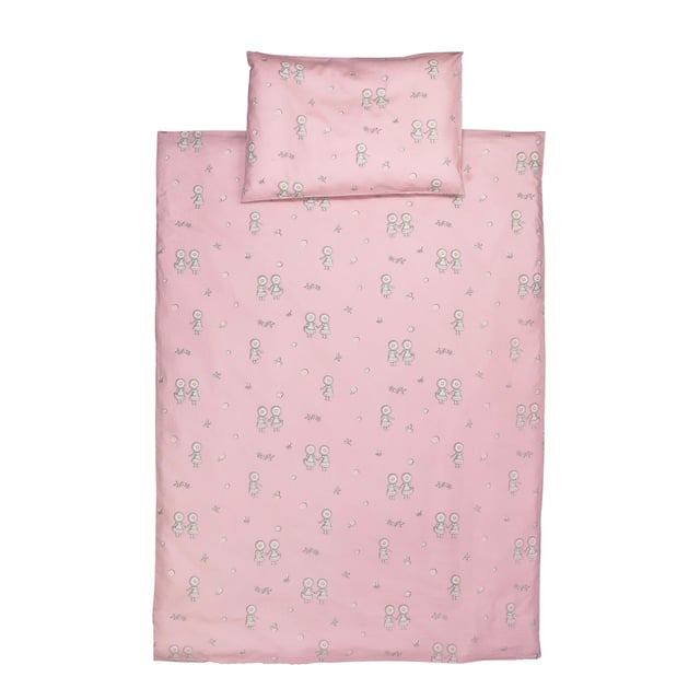 Rätt Start Beskow Blomsterfesten Påslakanset Vagn/Vagga Rosa