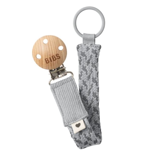 BIBS Pacifier Braid Cloud/Iron 1 st