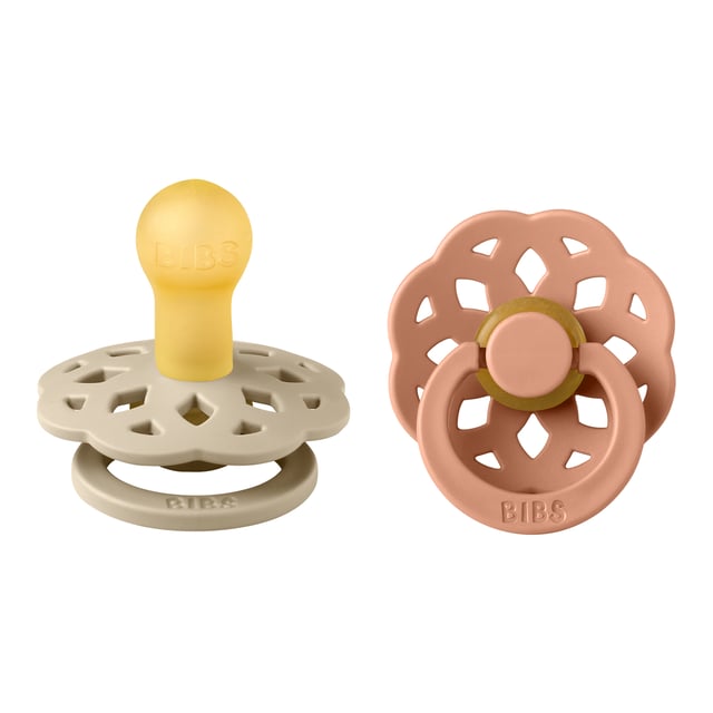 BIBS Boheme Latex 0+ månader Size 1 Vanilla/Peach 2 st