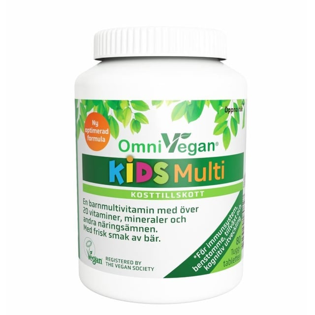 OmnisymPharma OmniVegan KIDS Multi  80 tuggtabletter