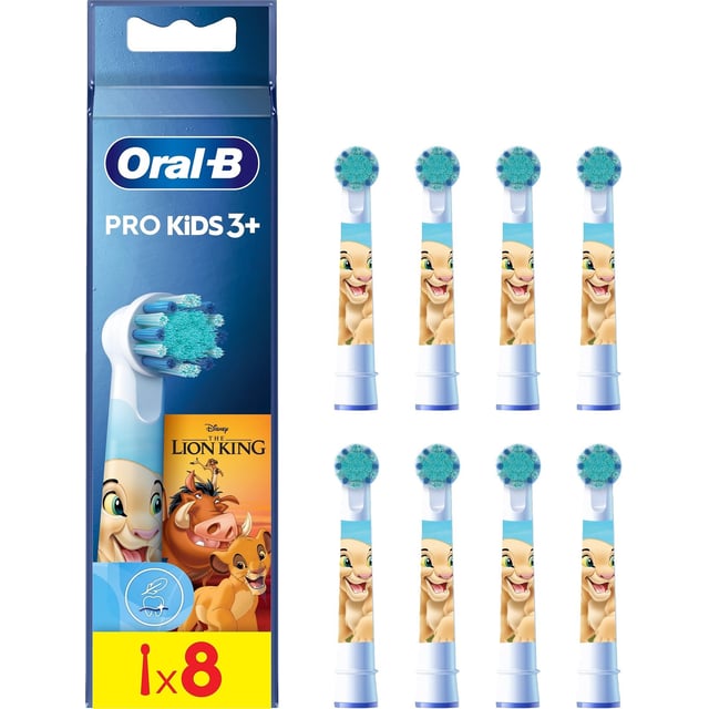 Oral-B Pro Kids Lejonkungen Tandborsthuvuden 8 st