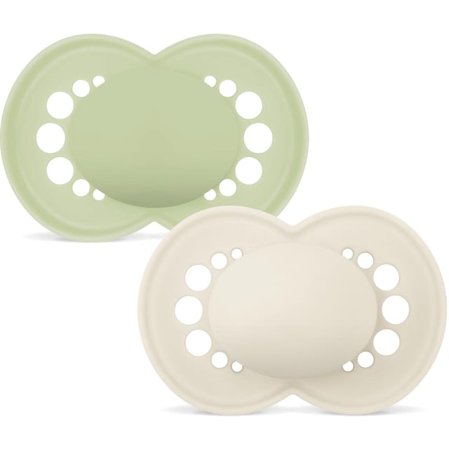 MAM Orig Silk 6-16m Box V Green Unprint 2 st