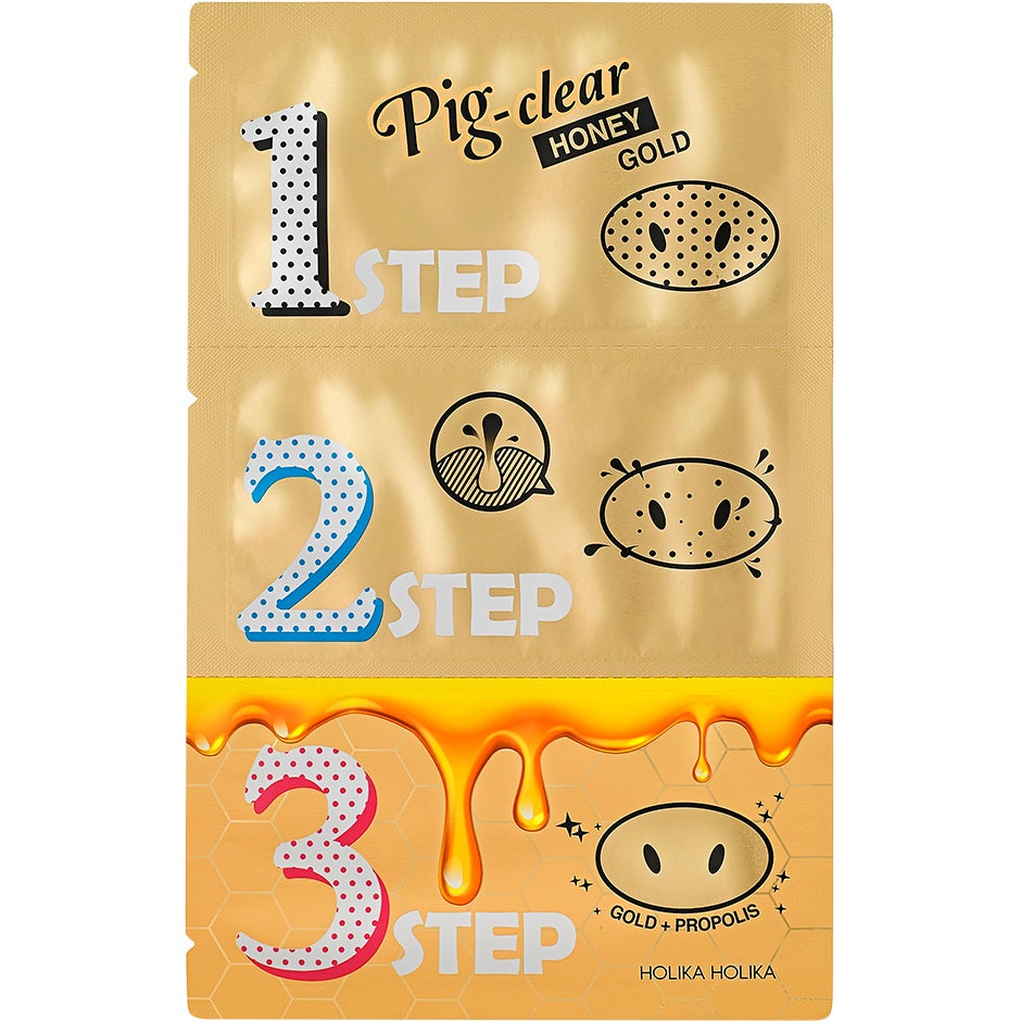 Holika Holika Pig Nose Clear Blackhead 3-Step Honey Gold 8 g