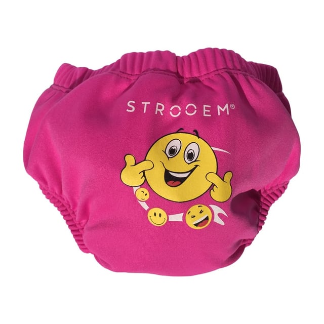 Strooem Nappy Smiley Racer Pink Onesize 3-24 månader