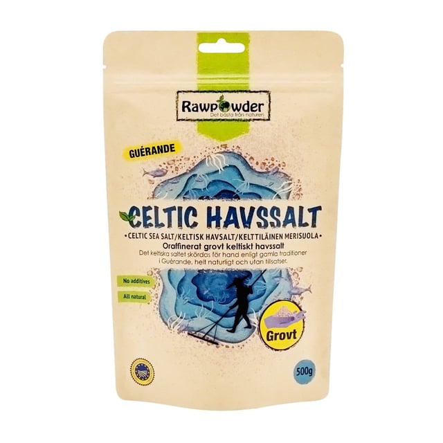 Rawpowder Celtic Havssalt Grovt 500g