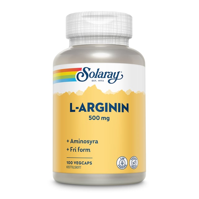 Solaray L-arginin 100 kapslar
