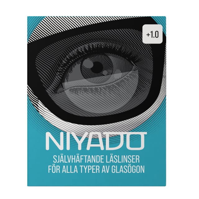 Niyado Självhäftande Linser Med Styrka +1.0