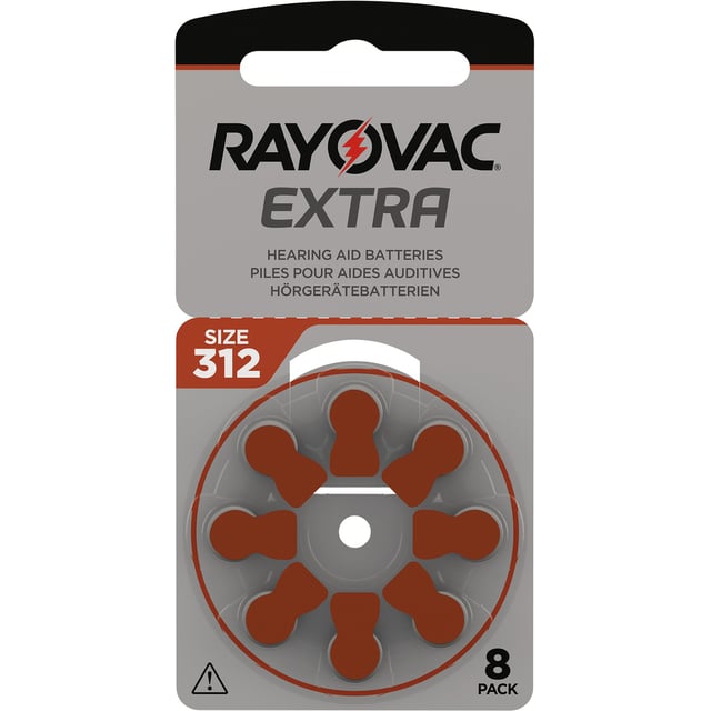 Rayovac Extra Size 312 Brun 8 st
