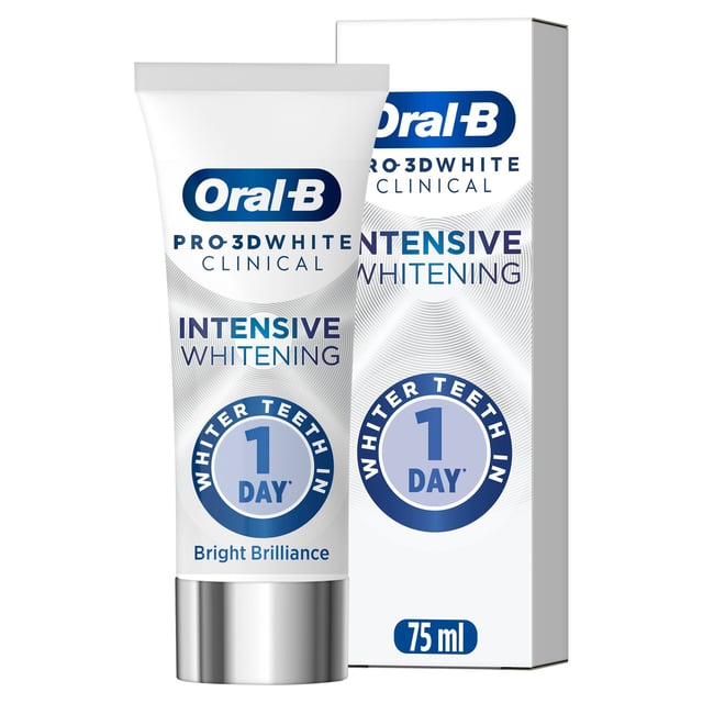 Oral-B Pro 3D White Clinical Bright Brilliance Tandkräm 75 ml