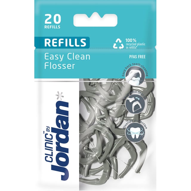 Jordan Clinic Easy Clean Flosser Refill 20 st