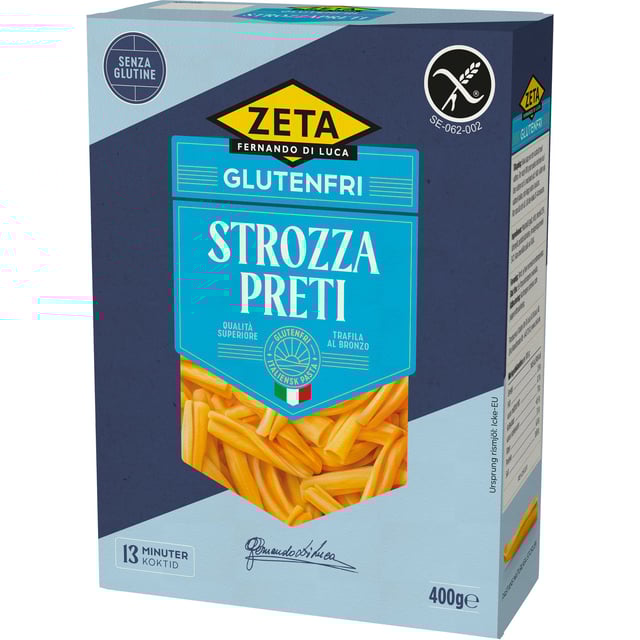 Zeta Pasta Strozzapreti Glutenfri 400 g