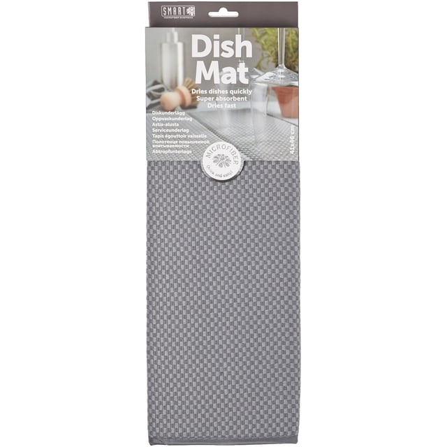 Smart Microfiber Diskunderlägg Grå