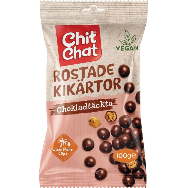 Chit Chat Rostade Kikärtor med Choklad 100 g