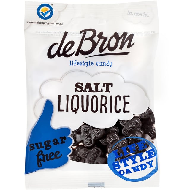 deBron Salt Liquorice Sockerfri 100 g