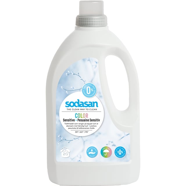 Sodasan Tvättmedel Sensitive 1,5 l