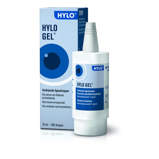 HYLO GEL Smörjande ögondroppar 10ml