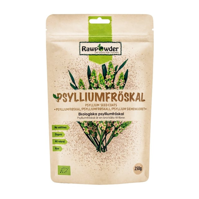 Rawpowder Psylliumfröskal 250 g