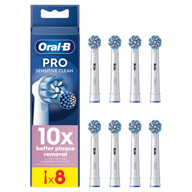 Oral-B Pro Sensitive Clean tandborsthuvuden 8 st