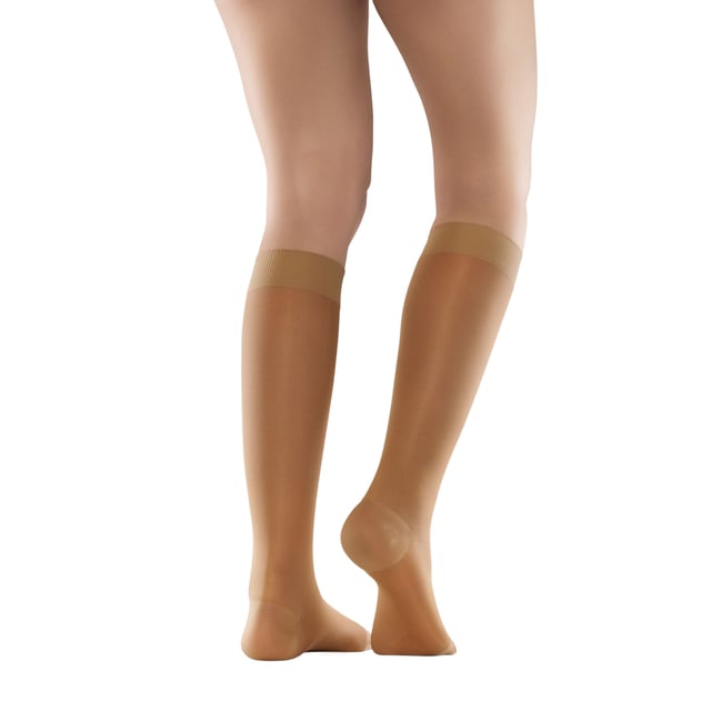 Mabs Nylon Knee Stödstrumpor Tan M