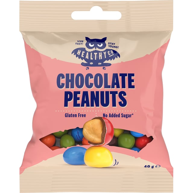 HealthyCo Chocolate Peanuts 40 g