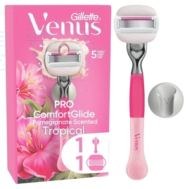 Gillette Venus Pro ComfortGlide & Olay Tropical Rakhyvel 1 rakblad