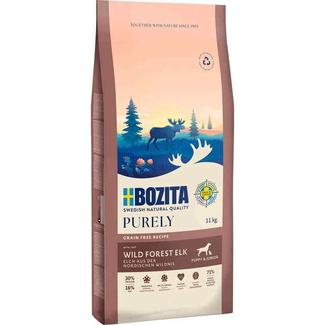 Bozita Dog Purely Puppy & Junior ELK 11 kg