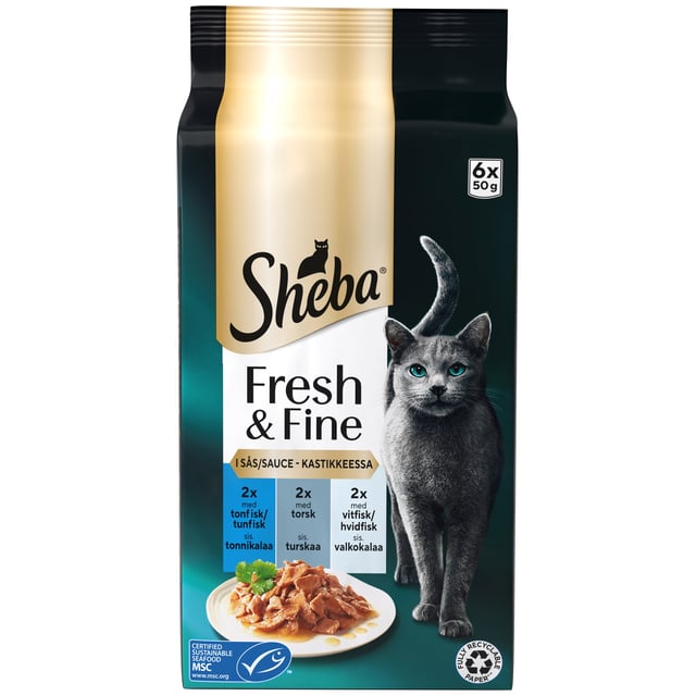 Sheba Fresh & Fine Kattmat Fågel i sås 300 g