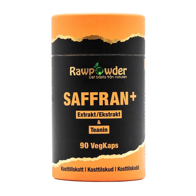 Rawpowder Saffran+ Extrakt 90 kapslar