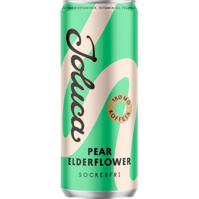 Joluca Energidryck Pear Elderflower 330 ml