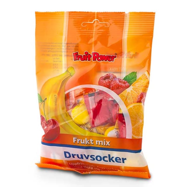 Fruitpower Druvsocker frukt mix 75 g
