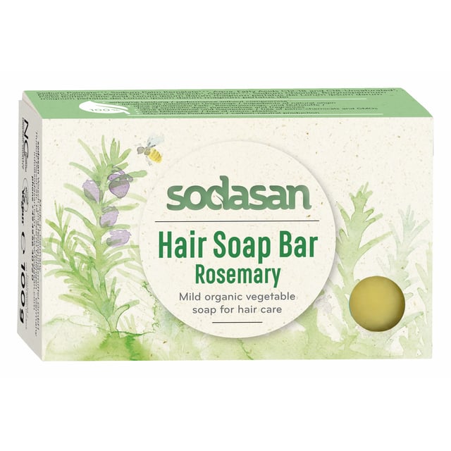 Sodasan Hair Soap Bar Rosemary 100 g
