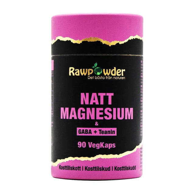 Rawpowder Natt Magnesium 90 kapslar
