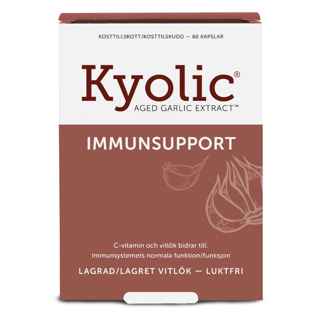 Kyolic Aged Carlic Extract + Immunsupport 60 kapslar
