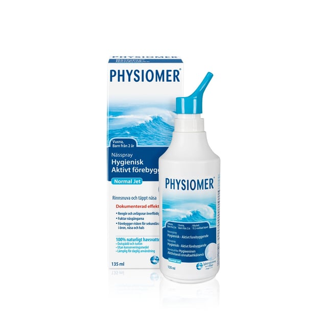 Physiomer Normal Jet & Spray Naturlig Nässkölj Vuxna 135 ml