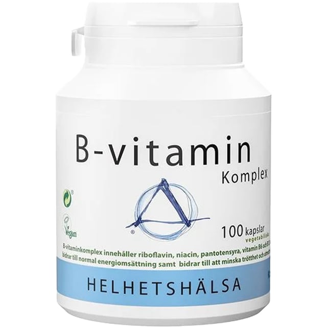 Helhetshälsa B-vitamin Komplex 100 kapslar