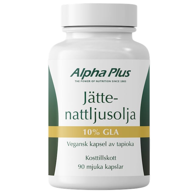 Alpha Plus Jättenattljusolja 90 kapslar