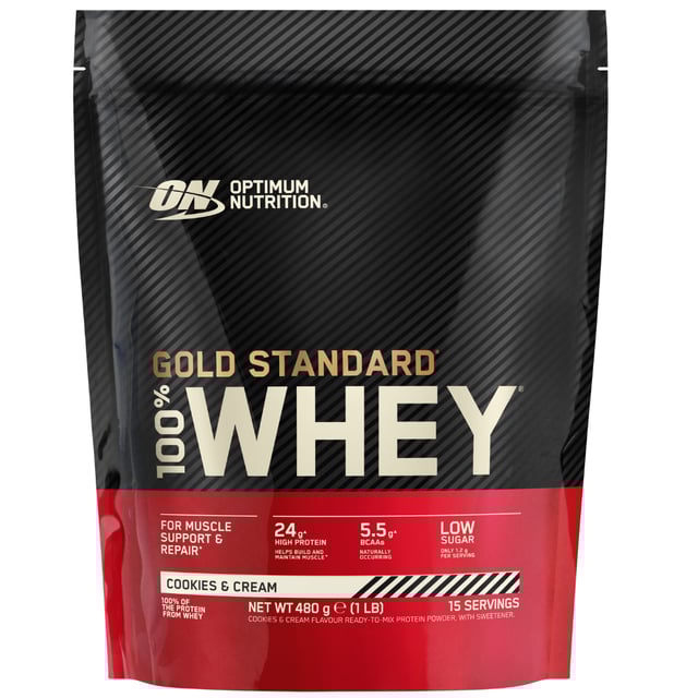 Optimum Nutrition 100% Whey Gold Standard Cookies & Cream 480 g